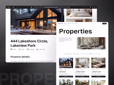 Anclote | Real estate Framer website