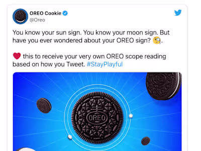 How Oreo tapped into cultural trends to create #OreoScopes