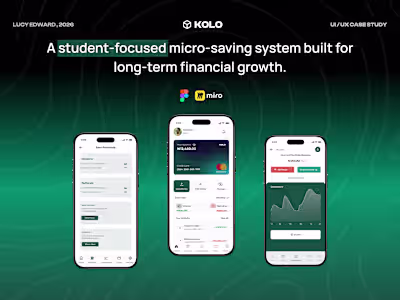 KOLO — A Student-Focused Savings App