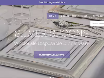 Silver Spoons WordPress Website