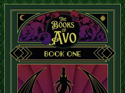 1920s Deco-Inspired Cover for Thrilling Fantasy Novel