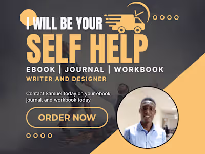 Self help ebook, journal and workbook writing and design