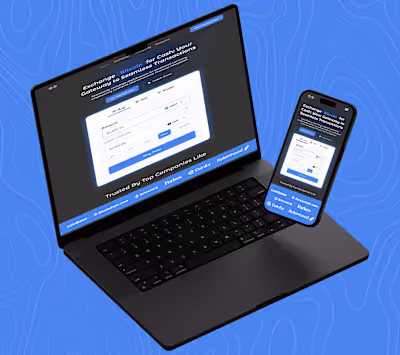 CRYPTO WEBSITE LANDING PAGE