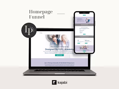 Homepage Funnel Build