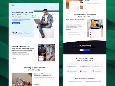 Premium Landing Page Designed to