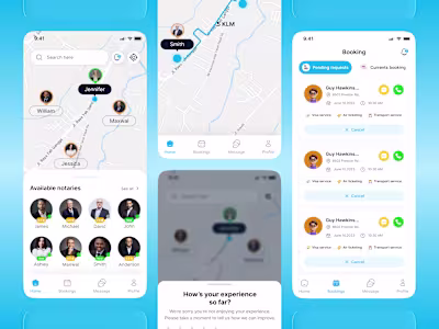 UI/UX Design for Notarix Mobile