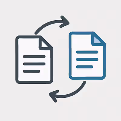 File and plan conversion