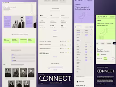 Connect Ventures - Figma to Webflow