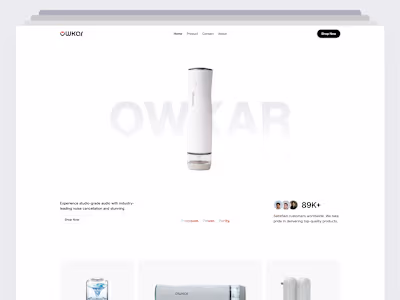 OWKAR - Amazon New Product Landing Page Design