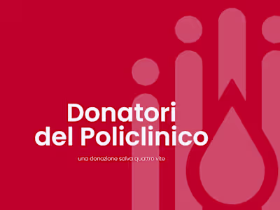 Donatori del Policlinico - Rebranding