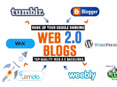 Web2.0 Backlinks On High DA PA Websites