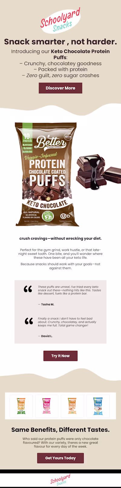 Email Design for product launch