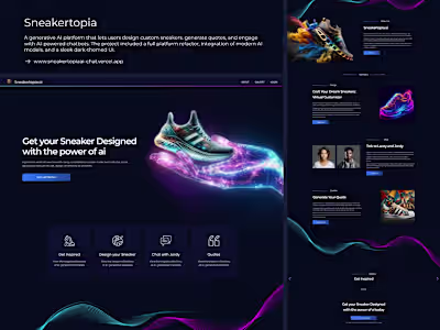 Sneakertopia - Sneaker Design with AI-Powered Customization