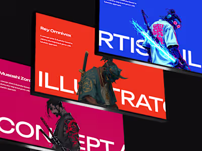 Omnivox - Concept Artist Framer Template Check the live webs...