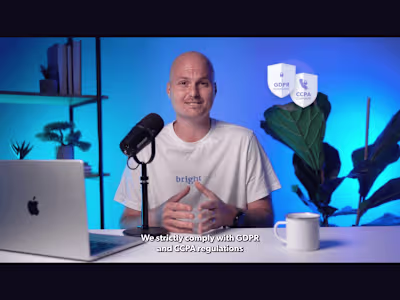Video Production - BrightData Support Videos