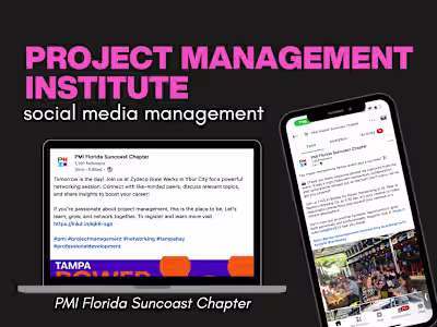Project Management Institute Social Media Management