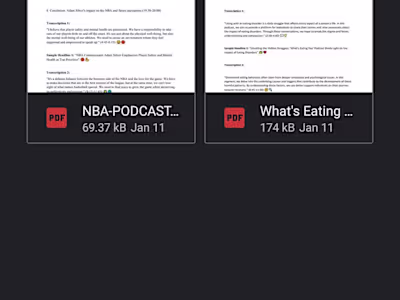 Podcast Editor