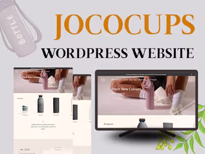 JOCO CUPS | Wordpress Website