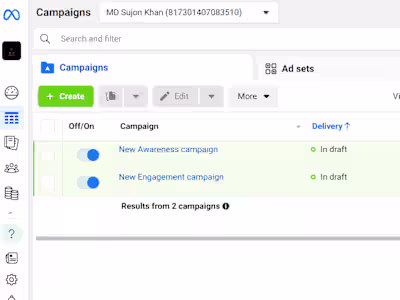 Meta ads campaign