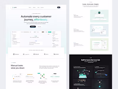 Loopra - CRM Automation Platform Landing page