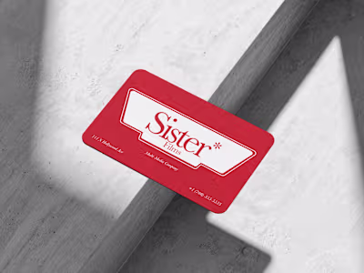 Brand Identity Concept: Sister* Films