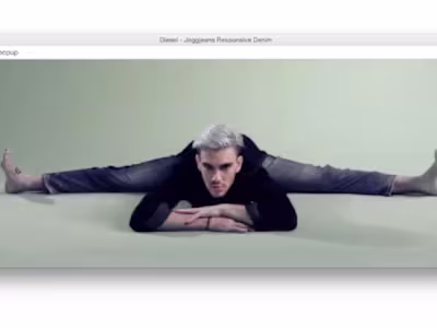 Diesel Joggjeans — Award-Winning Responsive