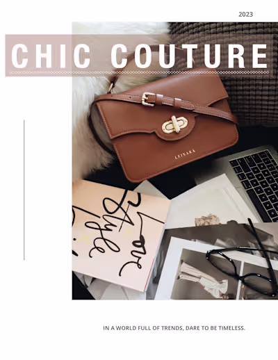 Editorial Layout Design for Fashion Magazine