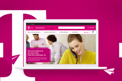 Telekom Business Website Redesign