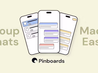 Pinboards | Group Chats Made Easy