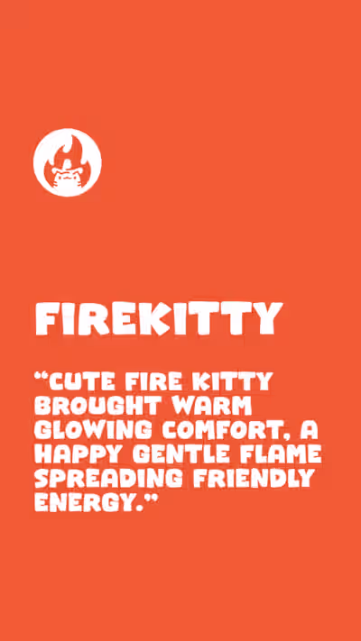 Fire Kitty Exclusive Logo Design for Sale by Anhdodes Publis...