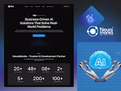NeuraMonks' Website Rebuild in Webflow
I