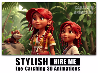STYLISH 3D CARTOON VIDEO ANIMATION