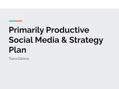 Content Strategy for a Small Online Business