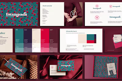 Estampada - Visual identity on Behance