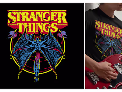 Stranger Things - Apparel Designs