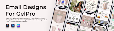 Email Designs for GelProAustralia.