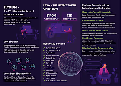  ELYSIUM - An Ethereum Compatible Blockchain Built on Substrate