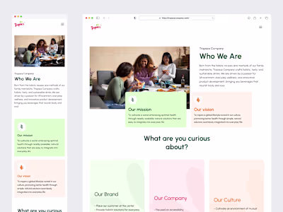 Gave Tropace’s “About Us” page a fresh vibe — less text, mor...