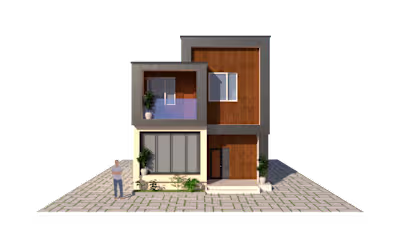 a 2 floors villa done