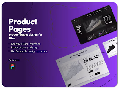 Nike Product pages