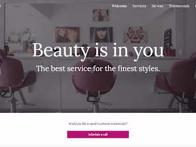WebSite for enterprise