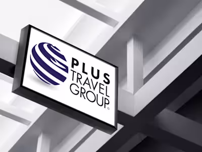 Plus Travel Group Rebrand - Logo Design and Website Design