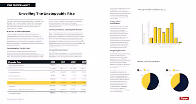 Annual report design