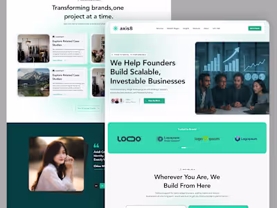 We create clean, modern, and high-converting landing pages t...