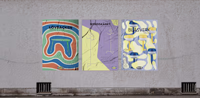 IKEA Nytillverkad Collection Posters  