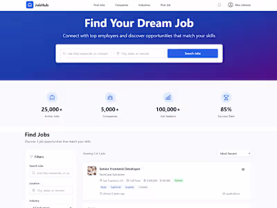 Job Search & Recruitment Platform