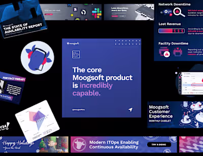 Moogsoft | Creative Direction, Web Design, Graphics & Marketing