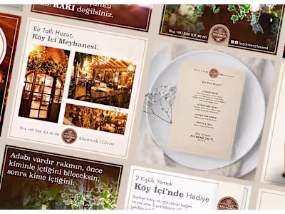 Köy İçi Meyhanesi (Traditional Cypriot Tavern) Visual Identity