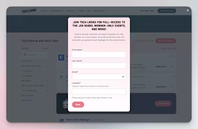 Tech Ladies Job Board