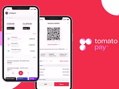 Tomato Pay - FinTech App